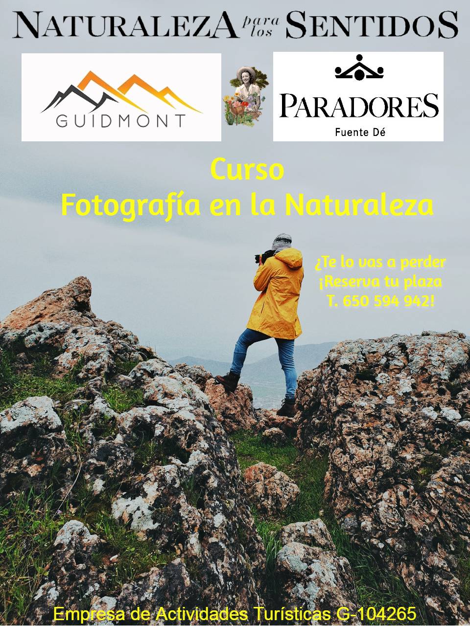 Cartel curso Fotografía en la naturaleza