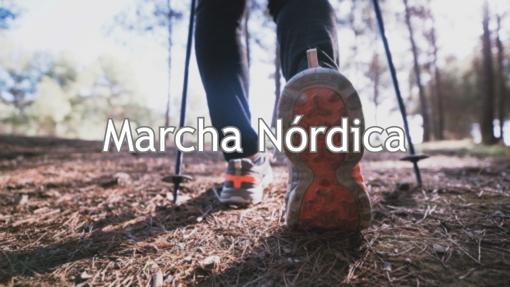 Actividad de marcha nórdica en Picos de Europa, Liébana, Cantabria